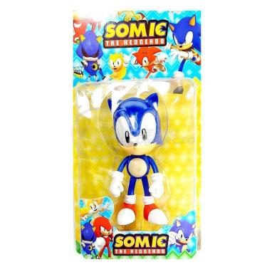 Imagem de Coleção Boneco Action Figure Sonic The Hedgehog Azul 16Cm