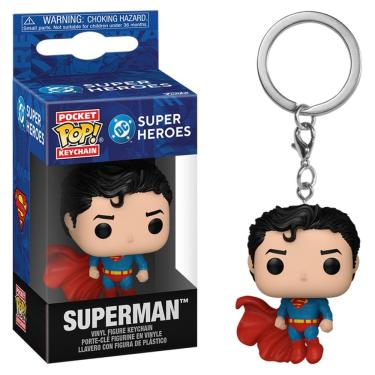 Imagem de Chaveiro Funko Pop Keychain Dc Heroes Classic Superman