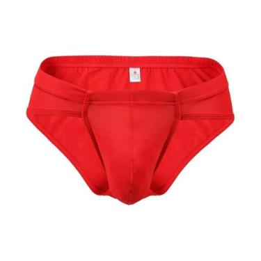 Imagem de 2 pçs/1 pçs cuecas masculinas sexy calcinha masculina super macio brev