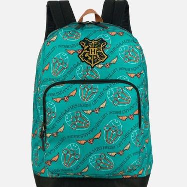 Imagem de Mochila Harry Potter Verde Pomo de Ouro Quadribol Original - Warner Br