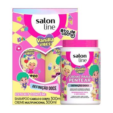 Imagem de Kit Salon Line Vanilla Vibes todecachos Kids Sh+Multifuncional 300ml+C
