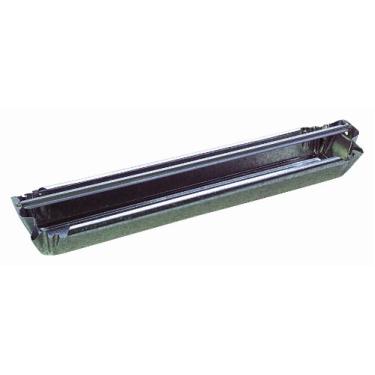 Imagem de Little Giant Alimentador de terra de aves de capoeira (61 cm) Bandeja de alimentação de metal durável para aves (galvanizada) (item nº 9824)