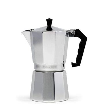 Imagem de Primula Cafeteira Clássica de Expresso e Fogão - Panela de Moka para Café Italiano e Cubano, Greca, 9 Xícaras, Prata