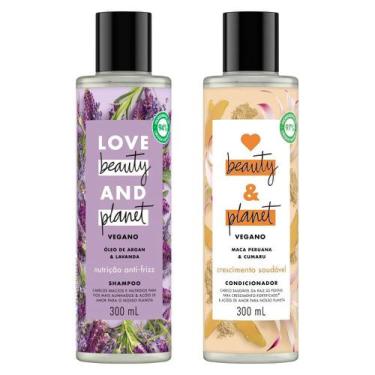 Imagem de Kit Shampoo Love Beauty And Planet Smooth And Serene E Condicionador L
