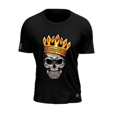 Imagem de Camiseta Caveira Skull Gym Coroa King Shap Life Algodão
