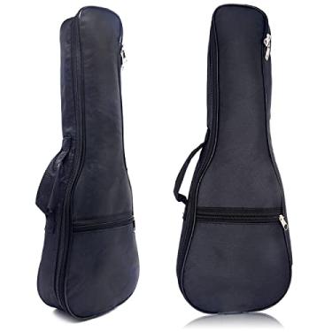 Imagem de majowir Bolsa para ukulele Tenor Ukulele preta para ukulele de 66 cm