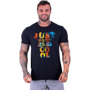Imagem de Camiseta Tradicional Manga Curta MXD Conceito Just Be Cool Seja Legal Masculina-Masculino