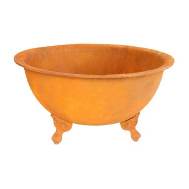 Imagem de Lenheiro Lareira Braseiro Envelhecida Externa em Ferro 84cm