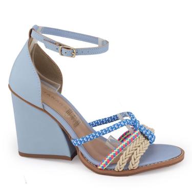 Imagem de Sandália Feminina Tanara T6923 Rústica Bloco Torvy Laguna