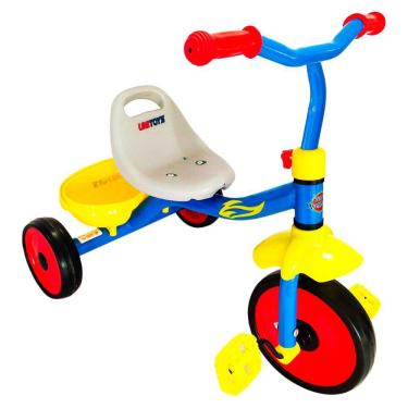 Imagem de Triciclo de equilíbrio Azul Menino a pedal para desenvolvimento da criança