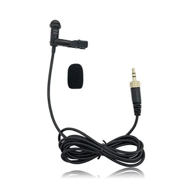 Imagem de Microfone de substituição Lavalier para transmissor sem fio Sennheiser/ME 2 Mic – Clipe de lapela Lav, usável, omnidirecional, TRS de 3,5 mm