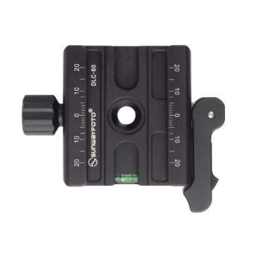 Imagem de Sunwayfoto Braçadeira de trava de alavanca DLC-60 60 mm compatível com Arca