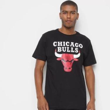 Imagem de Camisa Masculina NBA Chicago Bulls Preta-Masculino