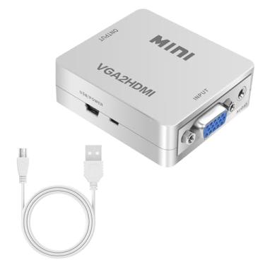 Imagem de YAODHAOD Adaptador HDMI-3RCA HDMI macho para 3 RCA fêmea composto vídeo áudio VA componente adaptador conversor adequado para HDTV DVD e a maioria dos dispositivos de projetores LCD (adaptador VGA