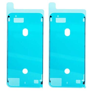 Imagem de MEEFIX moldura de tela frontal impermeável antipoeira fita adesiva de substituição para iPhone 6S 7 Plus 8 X, For iPhone 7 Plus, Branco