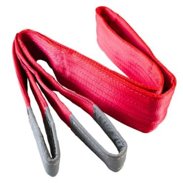 Imagem de Cinta Elevaçao Carga 5 Toneladas Reforçada 5 Metros Guincho Guindaste Reboque