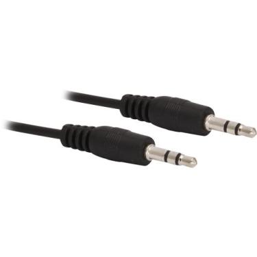 Imagem de Cabo P2 x P2 1,5m PLC-201 Preto - Fortrek