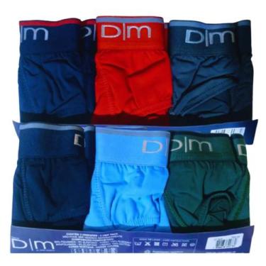 Imagem de Kit com 3 Cueca Slip Dom Marco Microfibra com elástico personalizado, 
