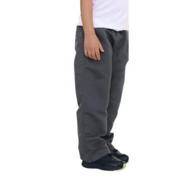 Imagem de Kit Com 3 Calças Infantil De Tactel Uniforme Escolar Menino - Repeliqu