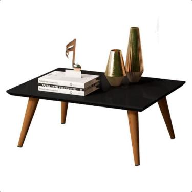 Imagem de Mesa De Centro Retangular Em Madeira Para Sala Retrô Dubai - RDS Varie