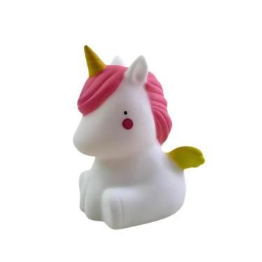 Imagem de Luminária Unicórnio Infantil Abajur Decorativo Mesa colorido - Vitrine