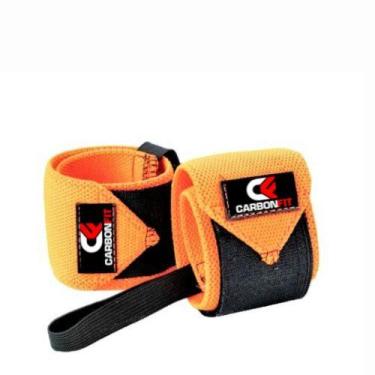 Imagem de Munhequeira elastica carbonfit, Laranja neon