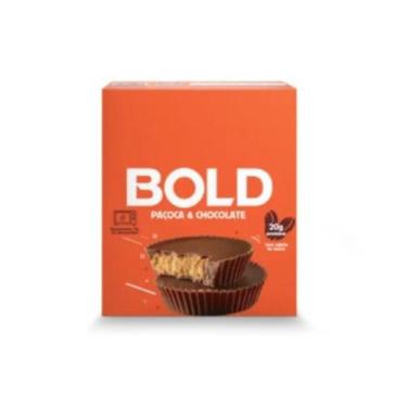 Imagem de Caixa de Barra Proteica Paçoca e Chocolate 12unid - Bold Snacks