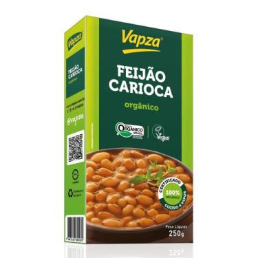 Imagem de Feijão Carioca Orgânico Vapza 250g, Brasil