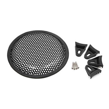 Imagem de uxcell Capa protetora de pó para subwoofer woofer subwoofer de 16,5 cm de tela para som de carro