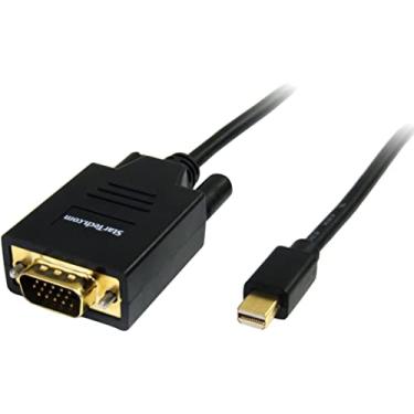 Imagem de StarTech.com cabo mini DisplayPort para VGA de 1,8 m – 1920 x 1200 / 1080p – compatível com Thunderbolt – cabo de monitor VGA (MDP2VGAMM6)