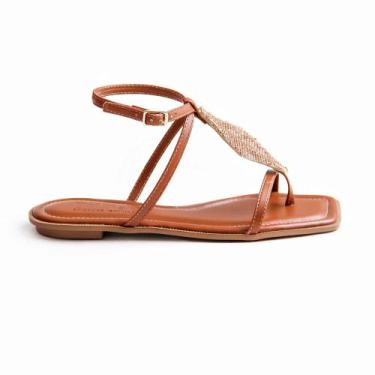 Imagem de Sandália Rasteira Florença Caramelo - DI TREVI, 39