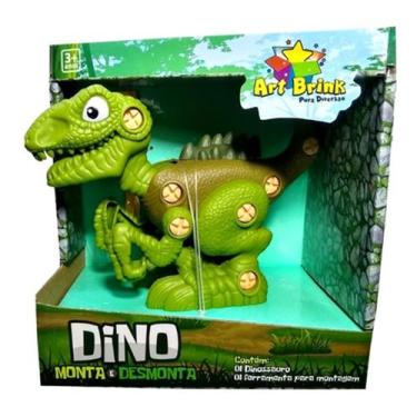 Imagem de Brinquedo Dino Monta E Desmonta Jurassic Educativo Diversão - Art Brin