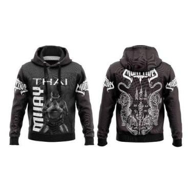 Imagem de Moletom De frio Muay Thai Treino Motivação Dias De Luta Dias De Gloria