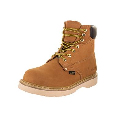 Imagem de Bota masculina AdTec de aço com bico de 15,24 cm bronze 14-M