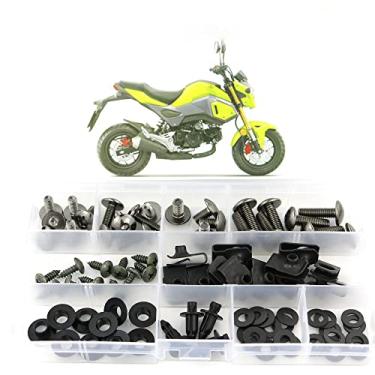 Imagem de Kit de parafusos de carenagem Xitomer, para HONDA GROM MSX125 17-18, kits de montagem/porcas/fixações/ilhós/ilhósxitomer cinza FBT00487TI