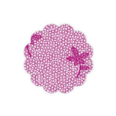Imagem de Fundo para Docinhos Pink Rendado - 7cm - Curifest