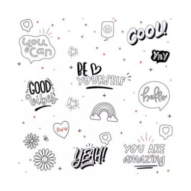 Imagem de Plástico Adesivo Decorar Colorir Lettering 45CMX10M Leotack - Leo Arte
