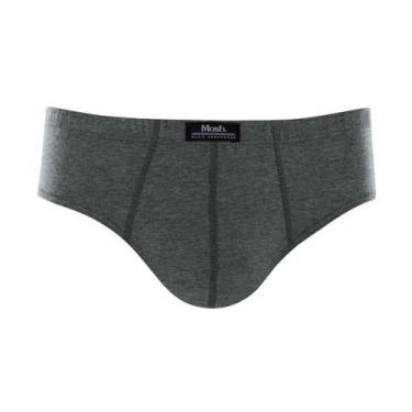 Imagem de Cueca Plus Size Mash 074.59 Algodão, Cinza mescla, Cz06, XGG