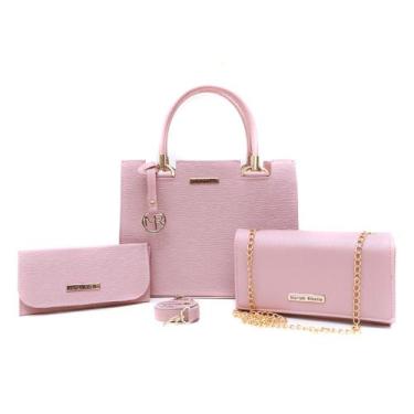 Imagem de Bolsa kit castelo 3 peças exclusiva - MARIAHRIBELLO, Rose