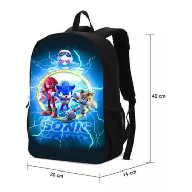 Imagem de Mochila Bolsa Escolar Super Sonic E Seus Amigos Novidade - Geek Skin, 