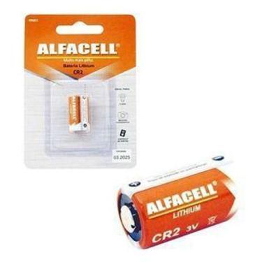 Imagem de Bateria cr2 3v alfacell cartela com 1  unidade