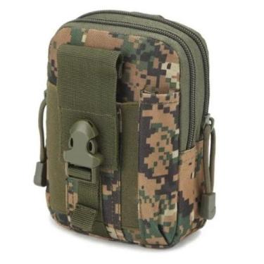 Imagem de Bolsa com alça porta treco pochete tático porta celular mochila de cin