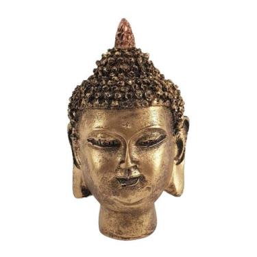 Imagem de Cabeça De Buda Boas Vibrações 14cm 05544 - Mana Om By Ello