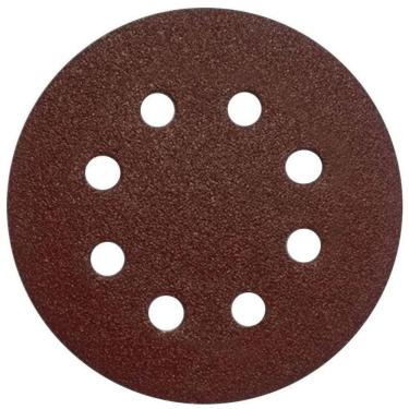 Imagem de Disco Lixa Pluma Ferro 125mm A080 Dis Com 10 Peças - Dis