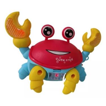 Imagem de Caranguejo à pilha led som movimento - bazar do saara