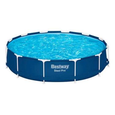 Imagem de Piscina Estruturada Bestway Steel Pro 6473 Litros 4 Pessoas, Azul