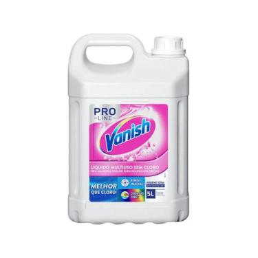 Imagem de Tira Manchas Vanish Líquido Multiuso Para Roupas Coloridas Pro Line 5L