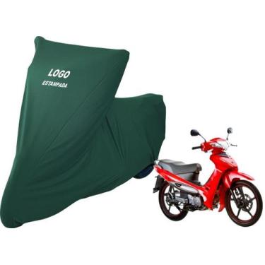 Imagem de Capa De Tecido Helanca Lycra  Para Moto DafraZIG  50CC - Mz, Verde