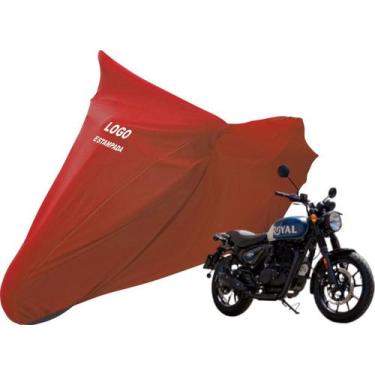 Imagem de Capa Para Cobrir Moto Royal Enfield Hunter 350 Sob Medida - Mz, Vermel