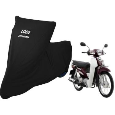 Imagem de Capa Para Moto Honda C 100 Dream De Tecido Lycra - Mz, Preta